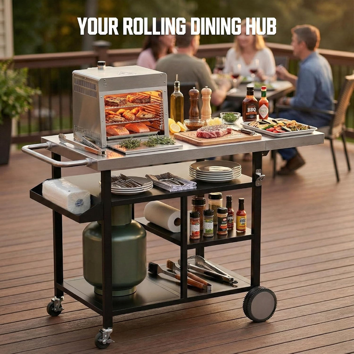 Stainless Steel Outdoor Cooking Table