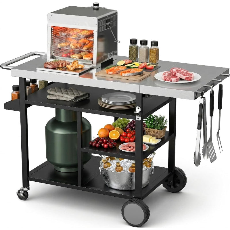 Stainless Steel Outdoor Cooking Table