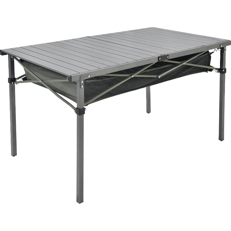 Portable Aluminum Roll‑Up Camping Table