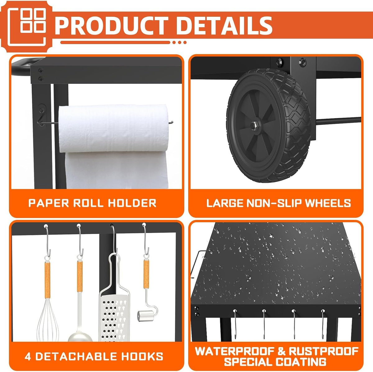 Outdoor Grill Table