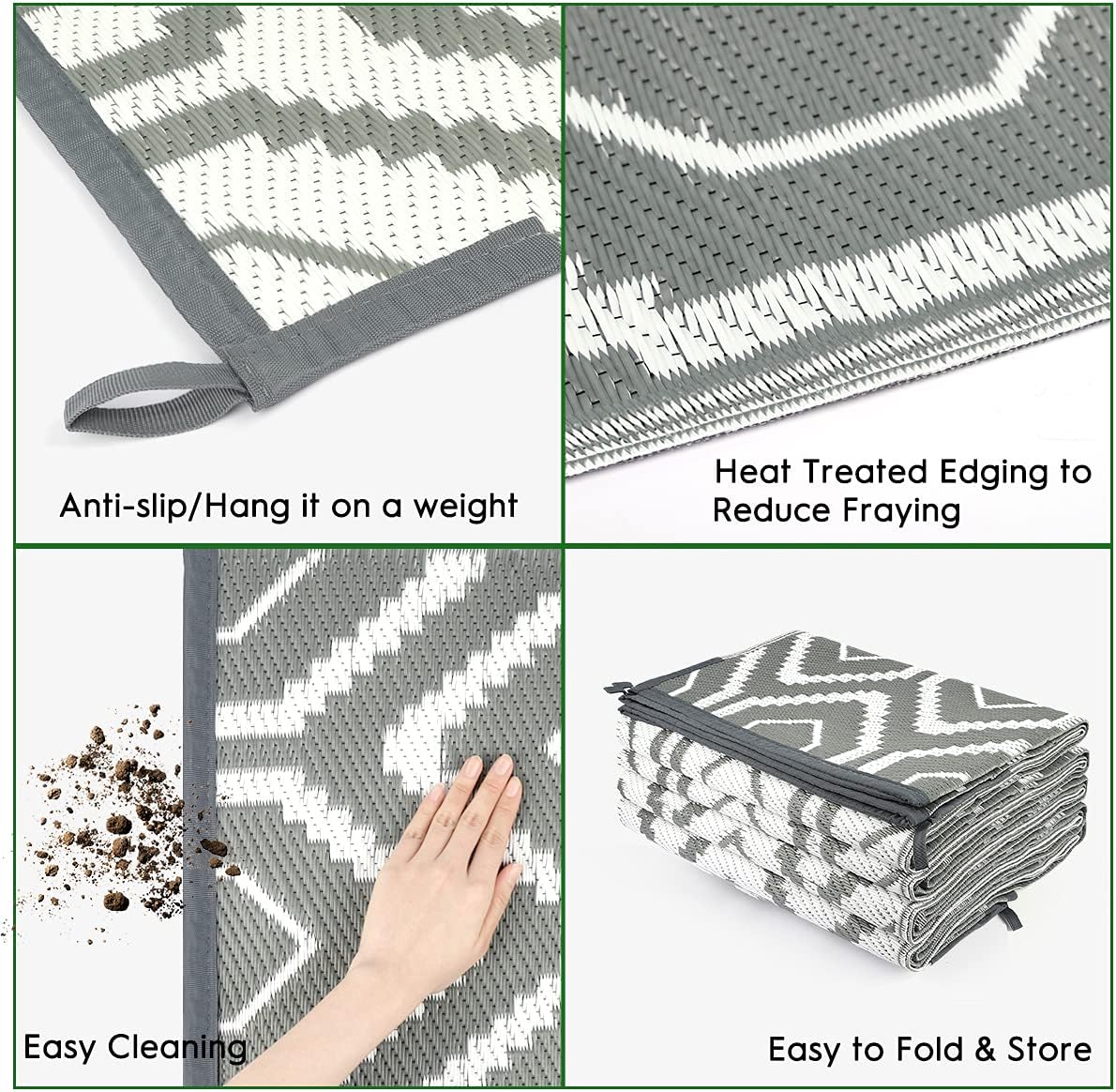 Plastic Woven Outdoor Patio Rug