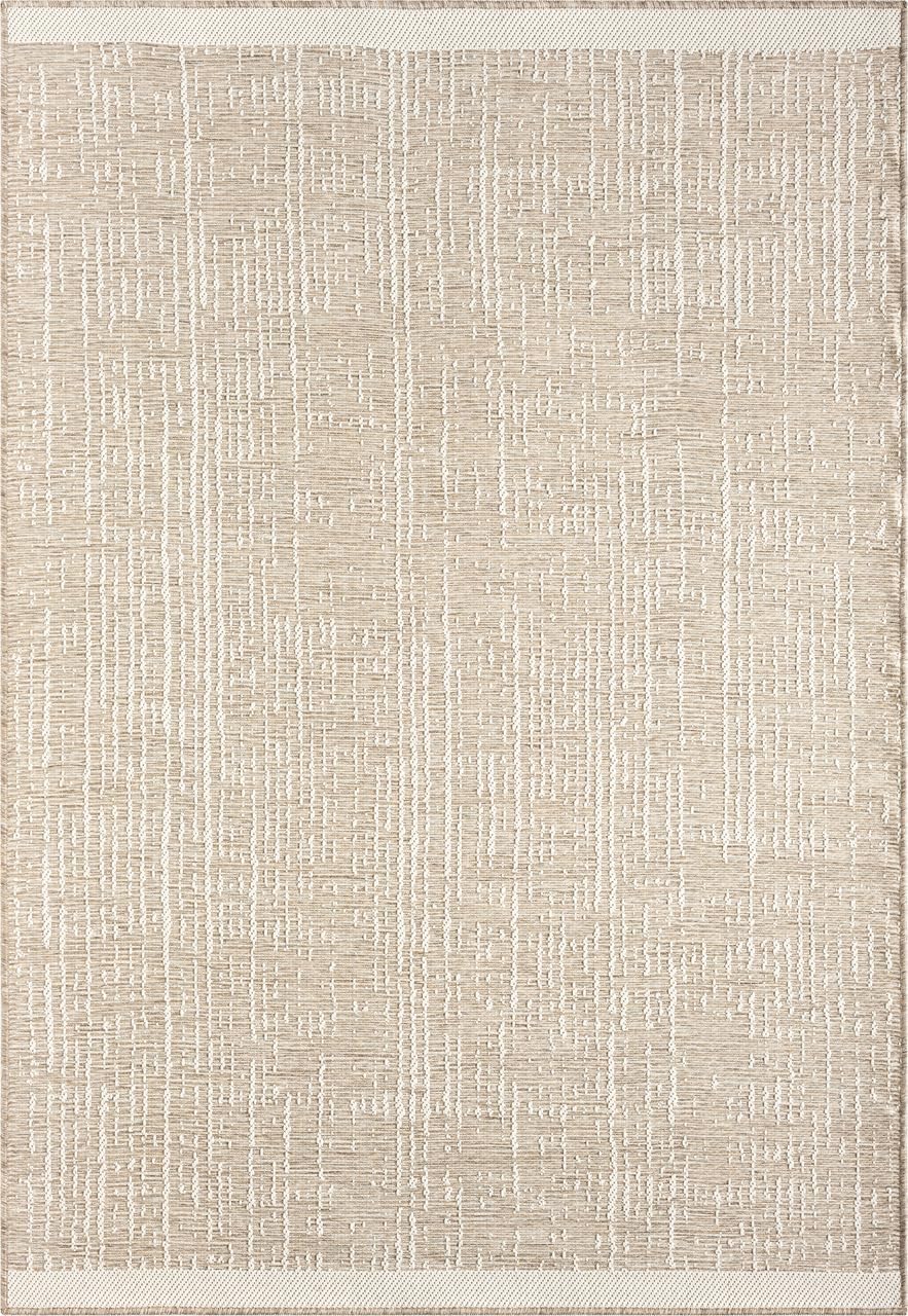Brown Textured Weave Indoor Outdoor Rug