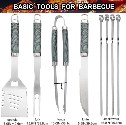 24PCS BBQ Grill Tools Set