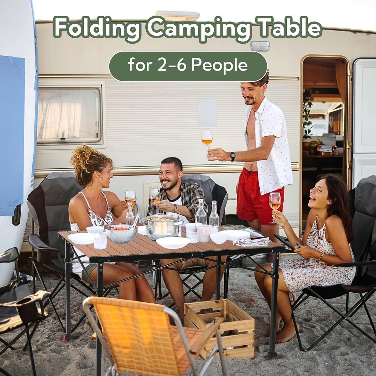 Height Portable Outdoor Camping Table